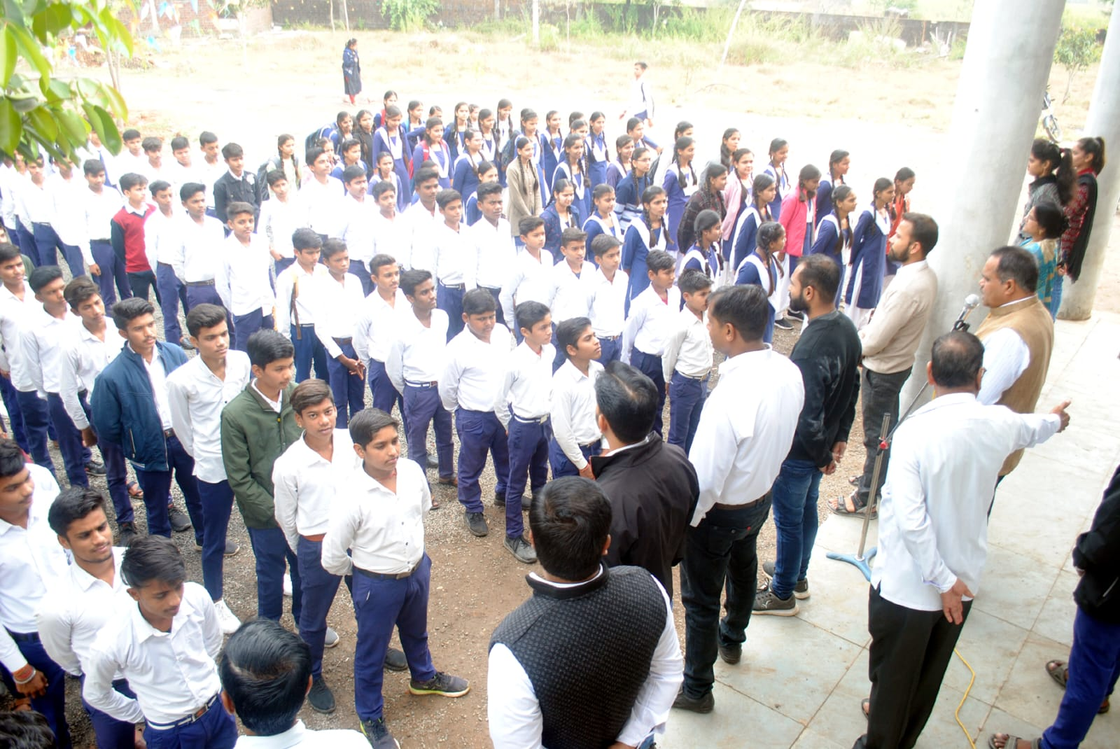 Village school classroom